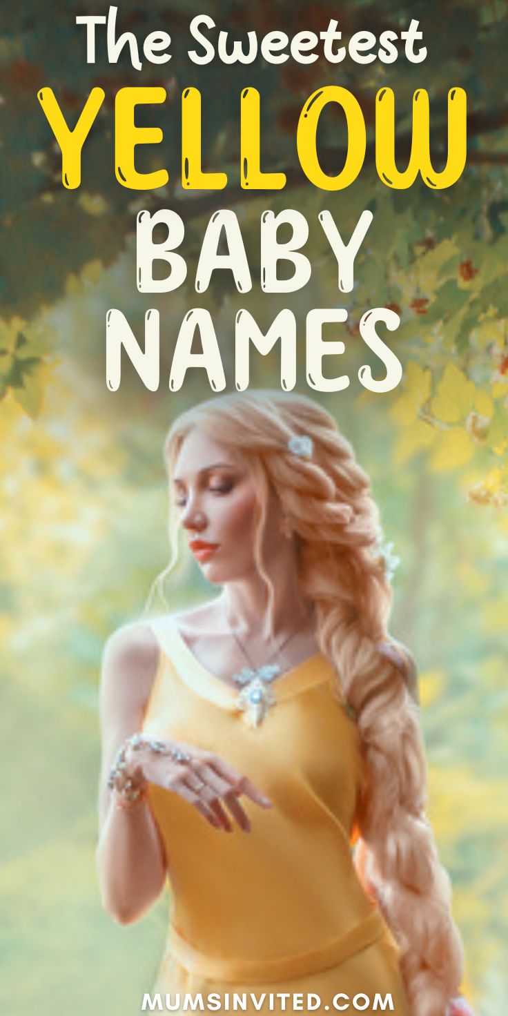 Abstract Yellow Names 116 Names That Mean Yellow (For Girls And Boys) - Mums Invited