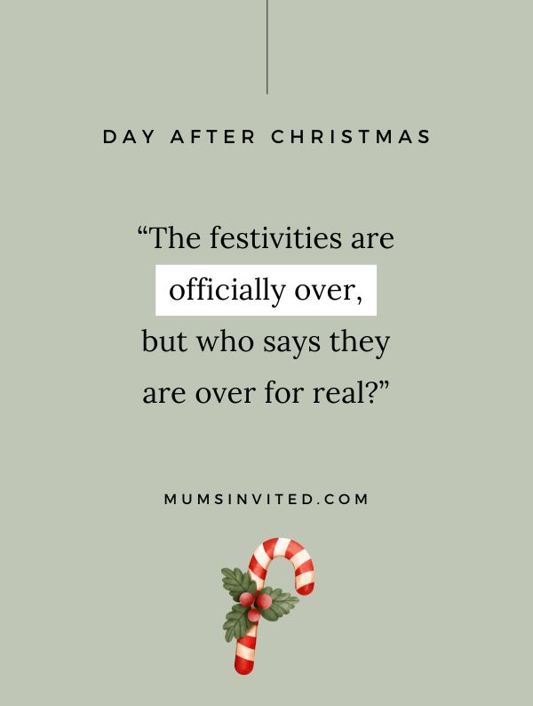 After Christmas Quotes 